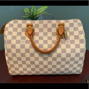 {{sold}} Louis Vuitton Speedy 30 in Damier Azur